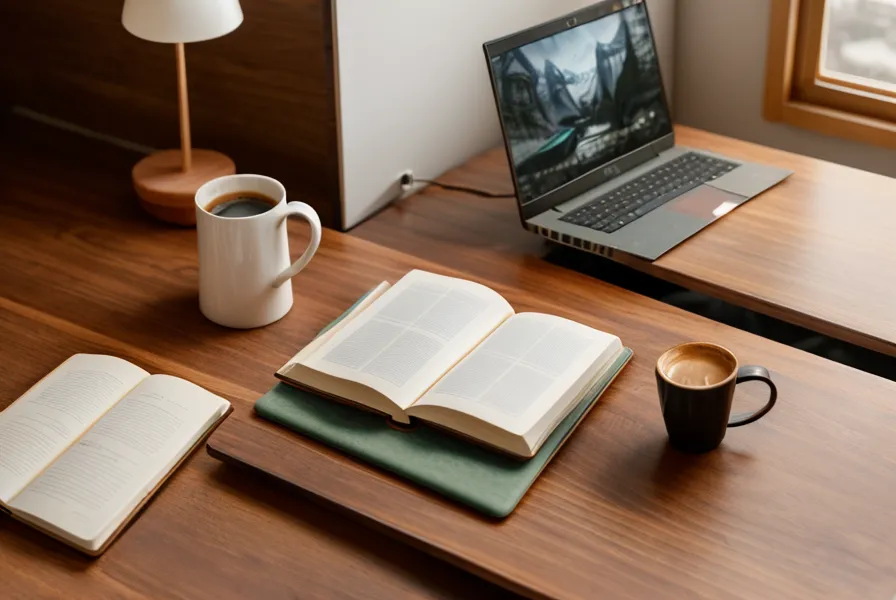 Ordinateur portable fermé et tasse de café, image de la coupure avec le stress freelance du soir
